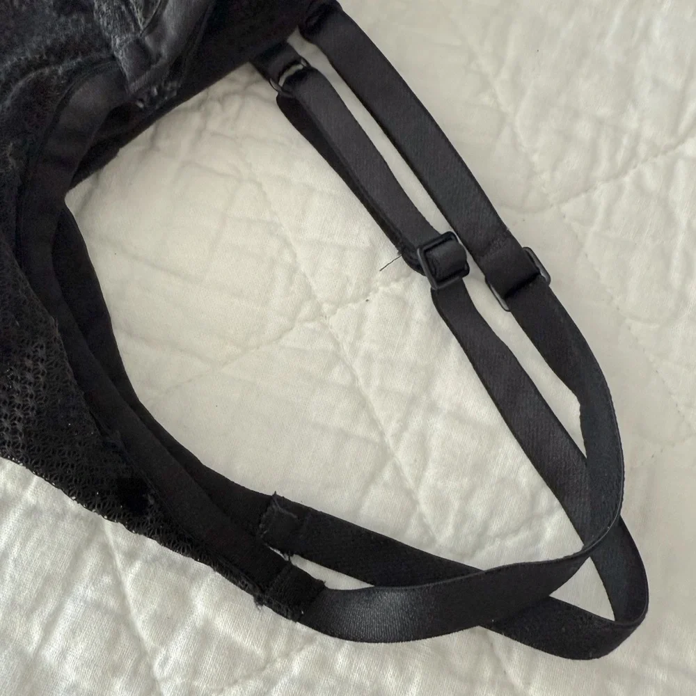 Calvin Klein Black Underwire Bra with Adjustable Straps